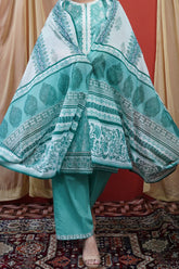 NUSL3243 Printed Lawn Suit - Unstitched 3Pc